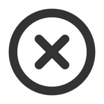 X Circle SVG Icon